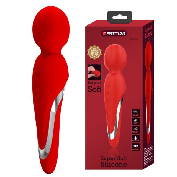 Soft Silicone Wand Vibrator BI-014622