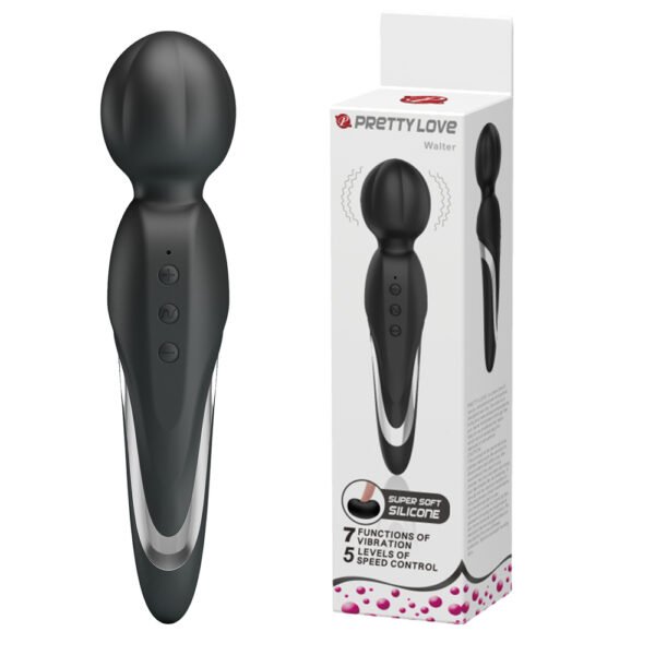 Soft Silicone Wand Vibrator BI-014622