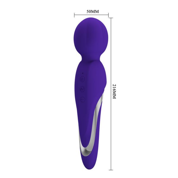 Soft Silicone Wand Vibrator BI-014622