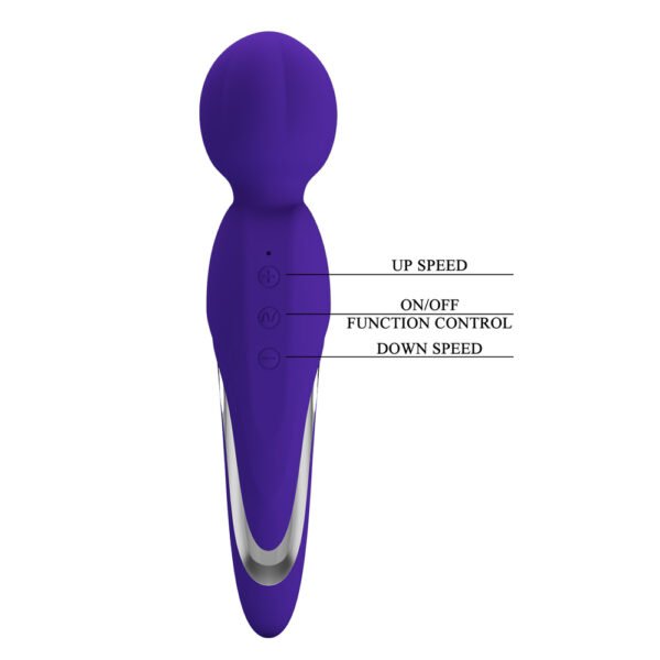Soft Silicone Wand Vibrator BI-014622