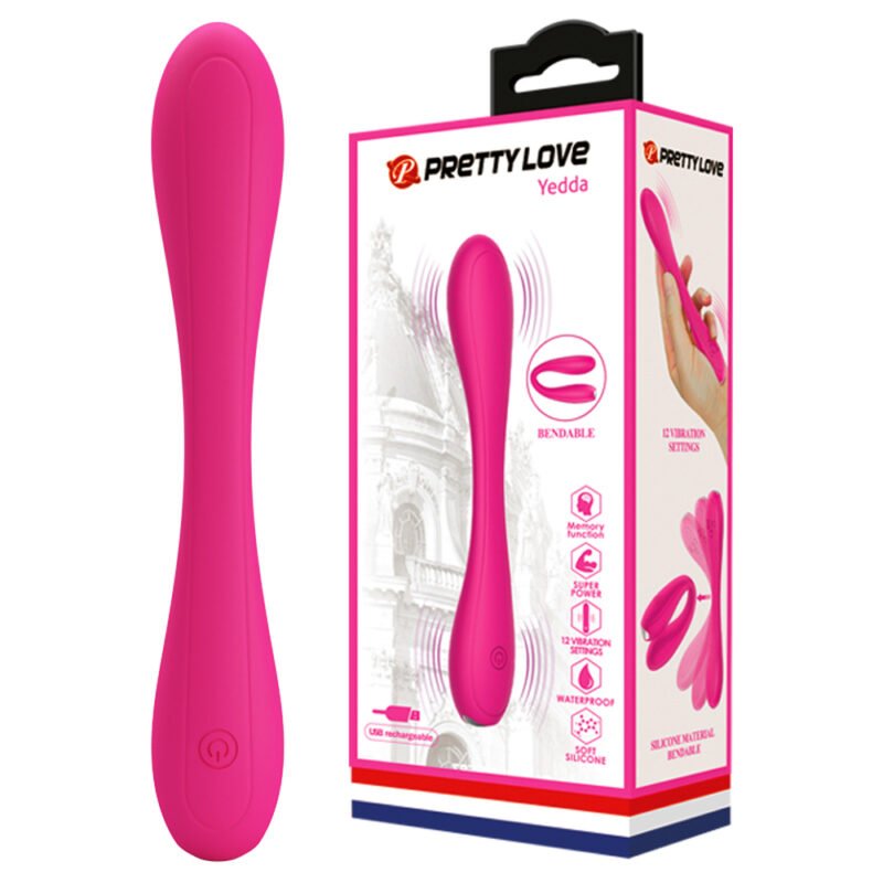 Prettylove Silicone Bendable G-Spot Vibrator BI-014710
