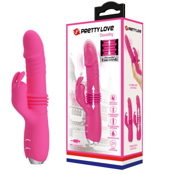 Prettylove Thrusting Dildo Vibrator BI-014713