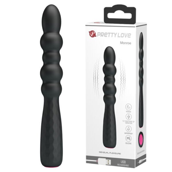 Prettylove Vibrating Bendable Anal Beads BI-014758