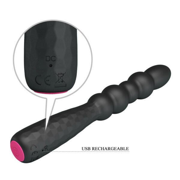 Vibrating Bendable Anal Beads