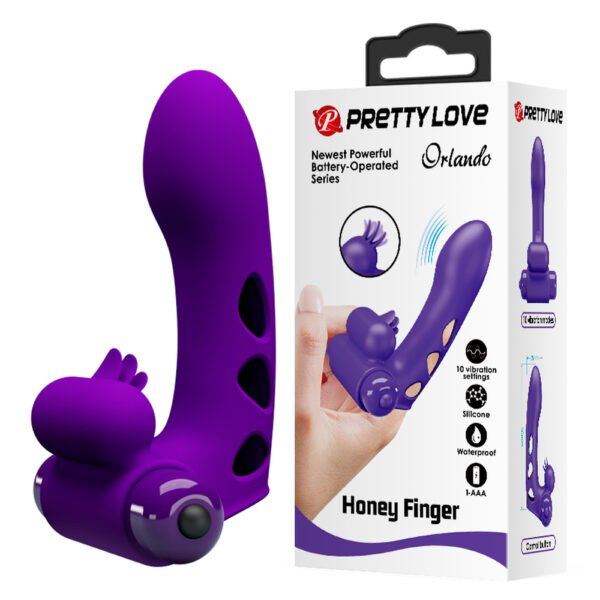 Clit Finger Sleeve Vibrator BI-014836