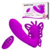 Wireless Butterfly Strap On Vibrator