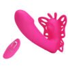 Wireless Butterfly Strap On Vibrator