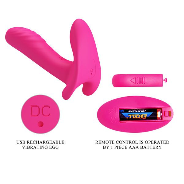 Penis Strap On Vibrator BI-014850W