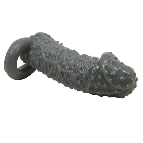 5.1" Studded Penis Sleeve With Cock Ring