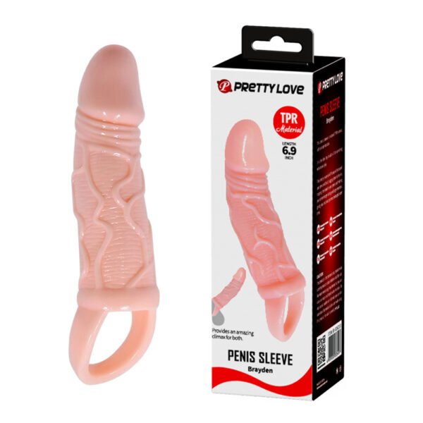Prettylove 6.9" TPR Cock Sleeve BI-026210