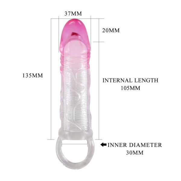 6.9" Vibrating Penis Sleeve BI-026210