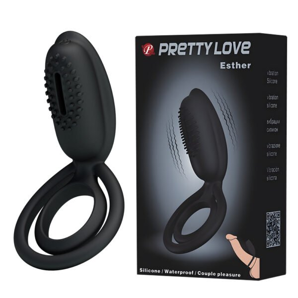 Prettylove Vibration Clitoris Cock Ring BI-026218