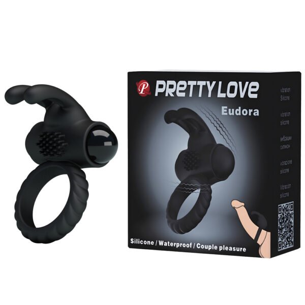 Prettylove Rabbit Ear Male Enhancement Ring BI-026219