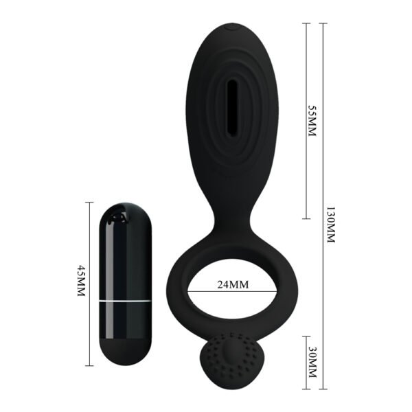 Clit Stimulation Cock Ring BI-026220