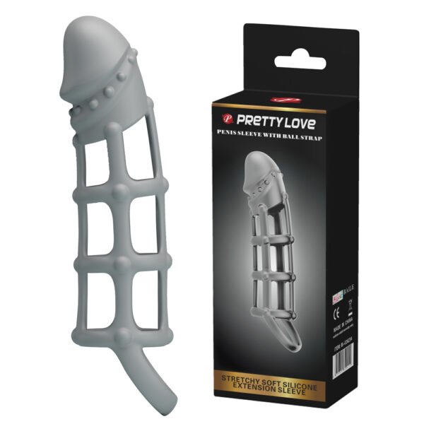 Prettylove 6.7" Silicone Penis Extension BI-026234
