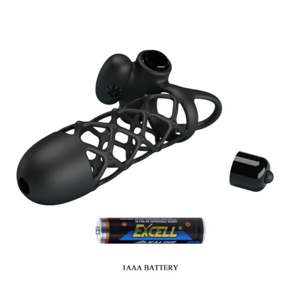 6.7" Vibrating Hollow Penis Extension