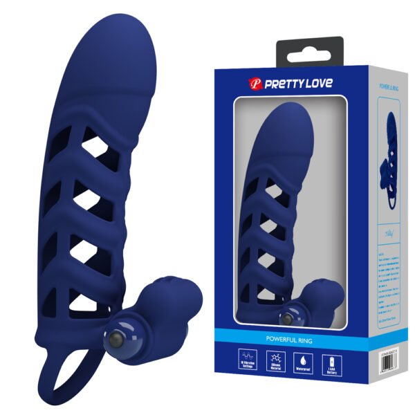 Prettylove 7.4" Vibrating Penis Extension BI-026237