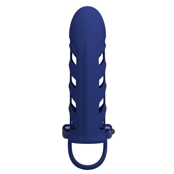 7.4" Silicone Vibrating Penis Extension