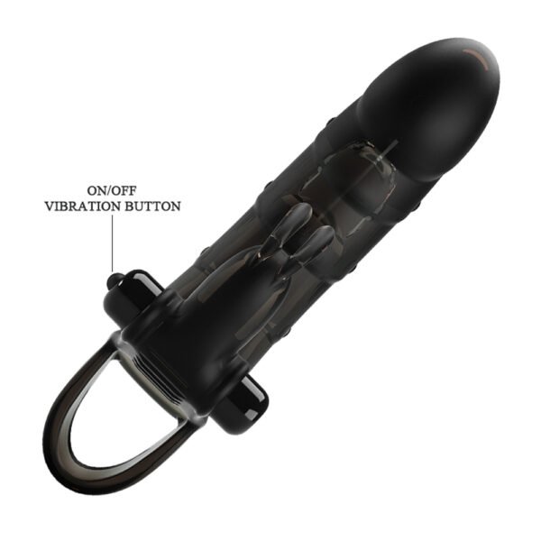 7.5" Vibrating Rabbit Penis Extension