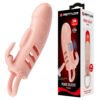 Prettylove 5.8" Vibrating Cock Sleeve BI-026243