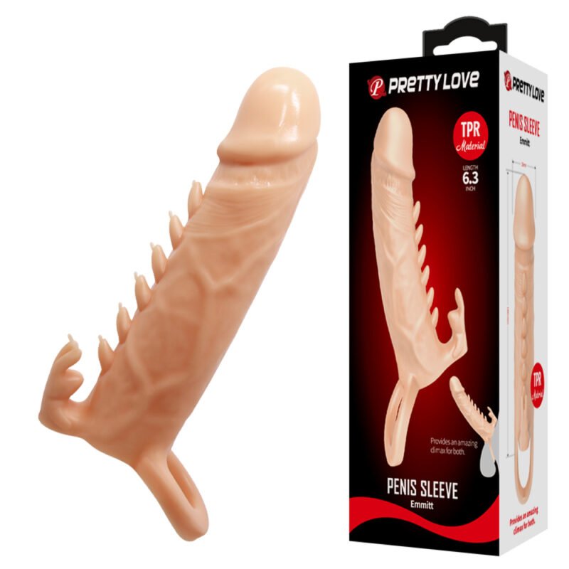 BI-026246 Prettylove 6.3" Vibration Cock Sleeve BI-026246