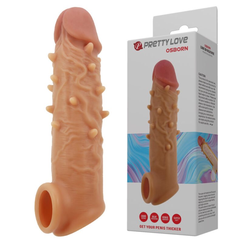 BI-026250 Prettylove 6.5" Silicone Penis Extensions BI-026250