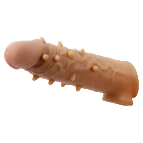 6.5" Silicone Studded Penis Sleeve
