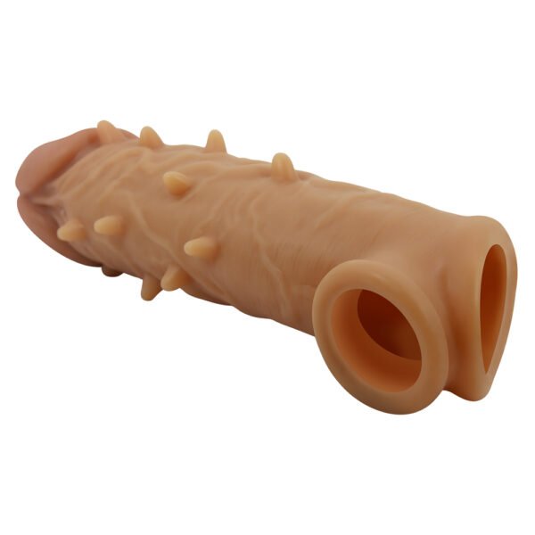 6.5" Silicone Studded Penis Sleeve