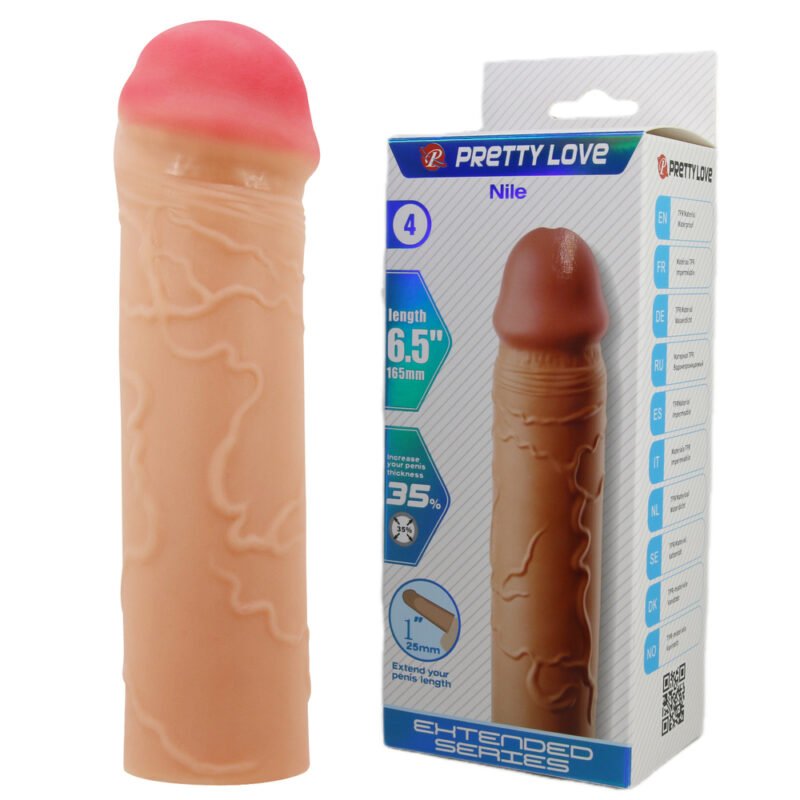 Prettylove 6.5" Realistic Dildo Sleeves BI-026252