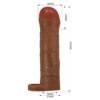 6.5" Lifelike Dildo Sleeve BI-026253