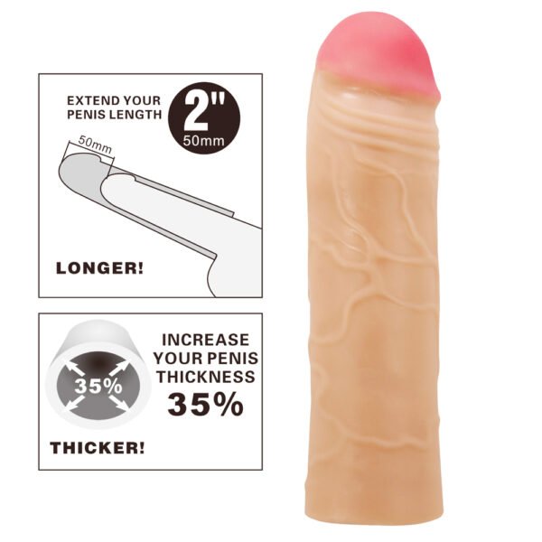 7.1" Realistic Dildo Sleeve BI-026254