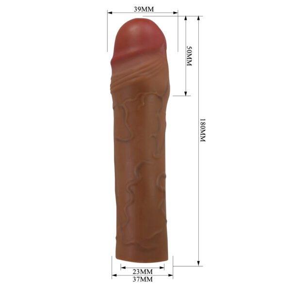 7.1" Realistic Dildo Sleeve BI-026254