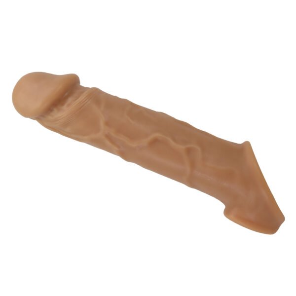 8" Liquid Silicone Lifelike Penis Sleeve