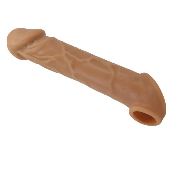8" Liquid Silicone Lifelike Penis Sleeve