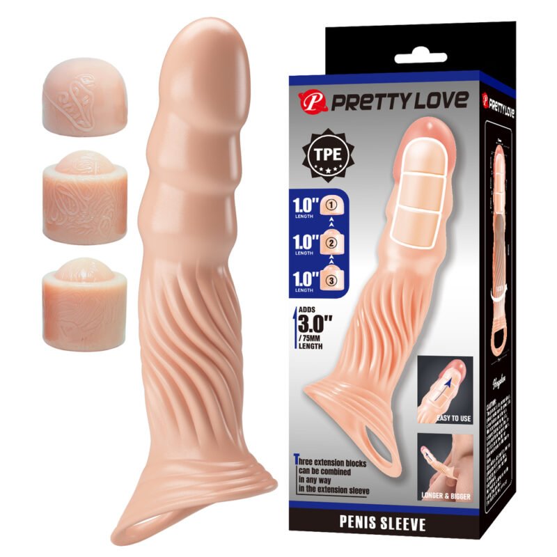 Prettylove 8.2" Adjustable Penis Extension BI-026263H