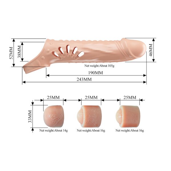 7.4" Penis Extension With Blocks