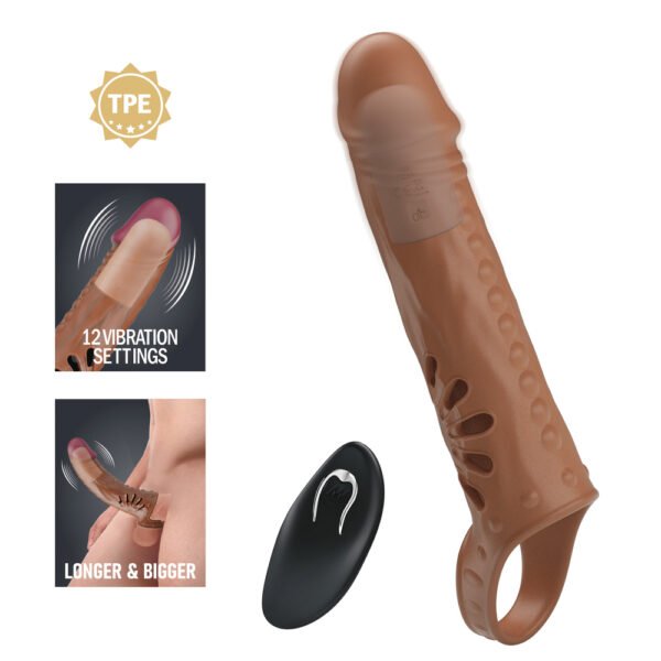 7.5" Wireless Vibrating Penis Extension