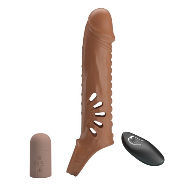 7.5" Wireless Vibrating Penis Extension