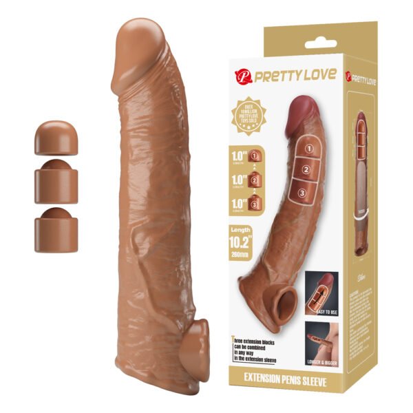10.2" Penis Extension With Blocks