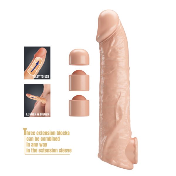 10.2" Penis Extension With Blocks