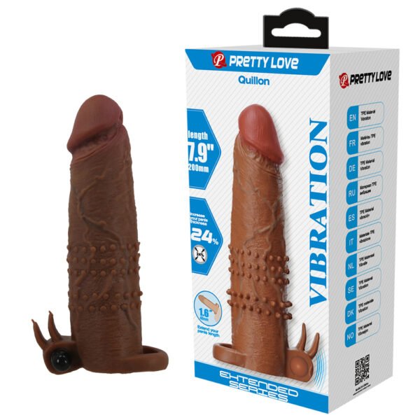 7.9" Clit Stimulation Penis Extension