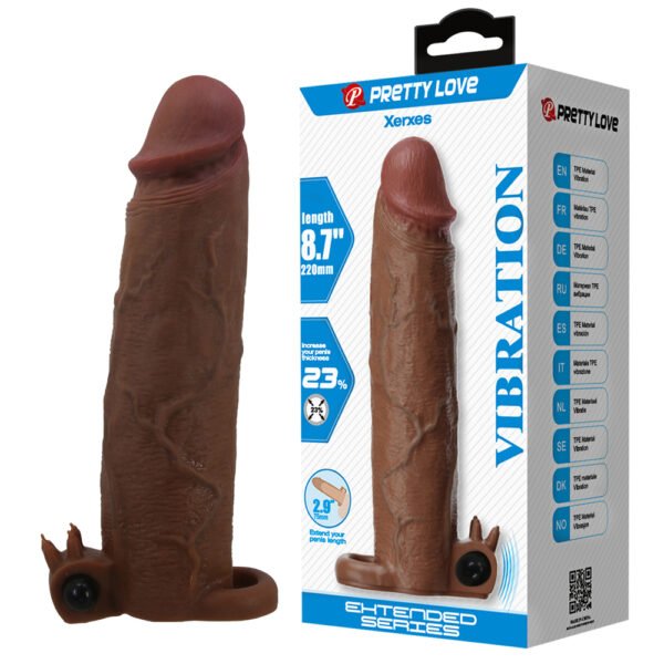 8.7" Clit Stimulation Penis Extension