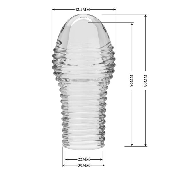 Striped Glans Penis Extension BI-026291