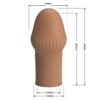 Striped Glans Penis Extension BI-026292