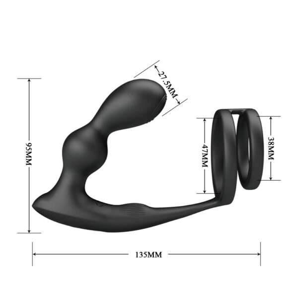 Wireless Prostate Massager With Cock Ring