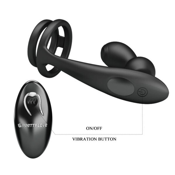 Wireless Prostate Massager With Cock Ring