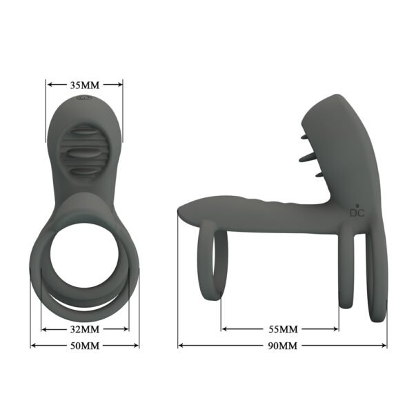 Clit Stimulation 3in1 Cock Ring