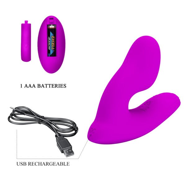 Remote Vibrating Butt Plug BI-040157W