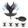 Vibrating Open Inflatable Anal Plug