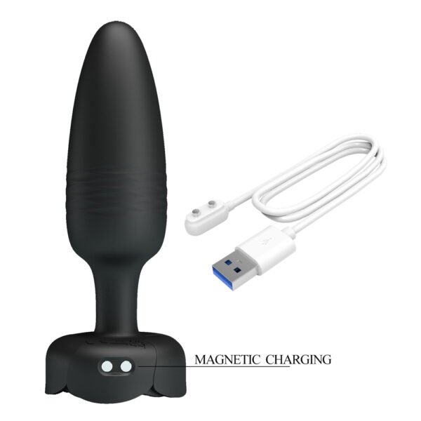 Floral Bottom Light Thrusting Anal Vibrator